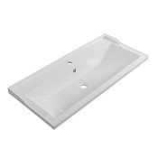 Cezares Giubileo Раковина накладная 100x45 см, с переливом, с 1 отверстием, цвет: белый матовый CZR-1000/450-LV-MR-FS