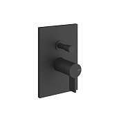 Gessi Inverso Rigato Встраиваемый смеситель для ванны и душа, цвет: matte black 73579#299