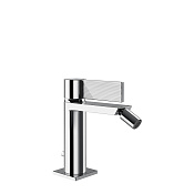 Gessi Inverso Rigato Смеситель для биде однорычажный, с донным кламаном, цвет: chrome 73507#031