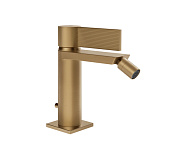 Gessi Inverso Rigato Смеситель для биде однорычажный, цвет: warm bronze brushed PVD 73507#726