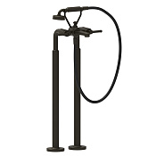 Gessi Venti20 Смеситель напольный с душевым набором - ручной душ, шланг, держатель, цвет:aged bronze 65128#187