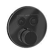 Gessi Hi-Fi Смеситель для душа термостатический, цвет: black metal  PVD 38713#706