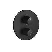 Gessi Emporio Via tortona Смеситель для душа термостатический, цвет: matte black 38776#299