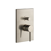 Gessi Emporio Via tortona Смеситель для душа встраиваемый, цвет: finox brushed nickel 44664#149