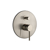 Gessi Emporio Via tortona Смеситель для душа встраиваемый, цвет: finox brushed nickel 44667#149