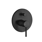 Gessi Emporio Via tortona Смеситель для душа встраиваемый, цвет: matte black 44667#299