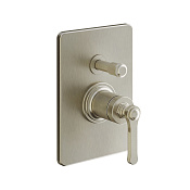 Gessi Venti20 Смеситель для душа встр., на 2 потребителя, внешняя часть, цвет: finox brushed nickel 65079#149