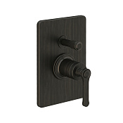 Gessi Venti20 Смеситель для душа встраиваемый, на 2 потребителя, внешняя часть, цвет: aged bronze 65079#187