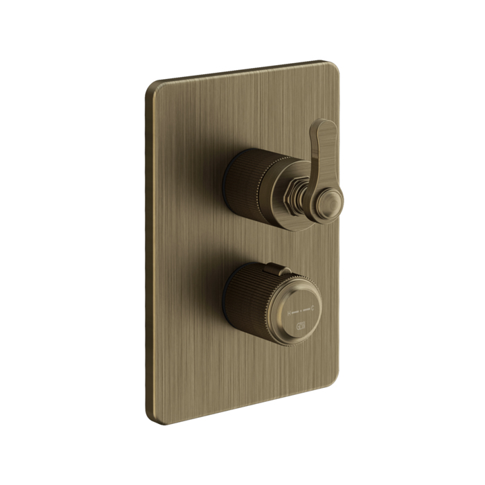 Gessi Venti20 Смеситель для душа термостатический, цвет: antique brass 65135#713