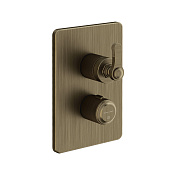 Gessi Venti20 Смеситель для душа термостатический, цвет: antique brass 65135#713