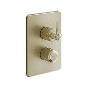 Gessi Venti20 Смеситель для душа термостатический, цвет: brushed brass  PVD 65137#727