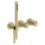 Gessi Habito Смеситель для душа встраиваемый, цвет: brushed brass  PVD 70538#727