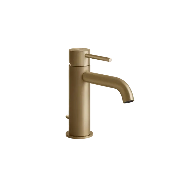 Gessi 316 Flessa Смеситель для раковины, с д/к, длина излива 12,2 см, цвет: warm bronze brushed PVD 54001#726