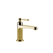 Gessi Venti20 Смеситель для раковины на 1 отв., высота излива 9.8 см, цвет: gold PVD 65001#246