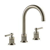 Gessi Venti20 Смеситель для раковины на 3 отв., высота излива 16.8 см, цвет: finox brushed nickel 65015#149