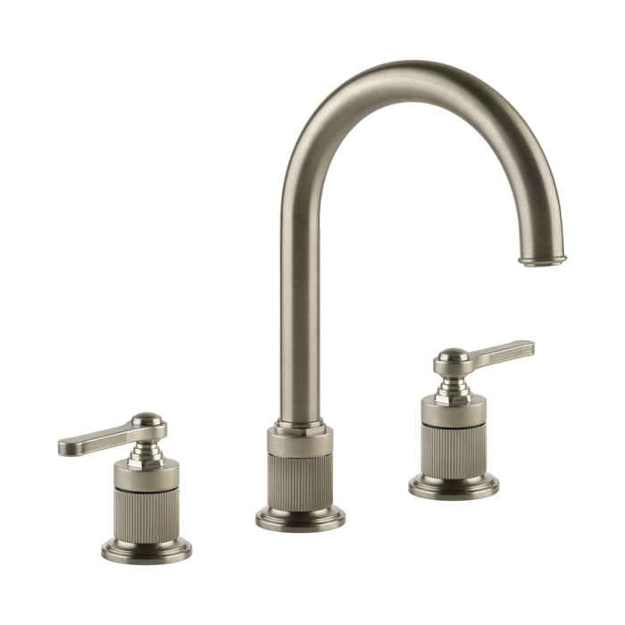 Gessi Venti20 Смеситель для раковины высокий на 3 отверстия, без д/к, цвет: finox brushed nickel 65016#149
