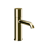 Gessi Habito Смеситель для раковины на 1 отв., высота излива 10 см, цвет: brass PVD 70002#710