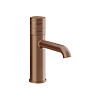 Gessi Habito Смеситель для раковины, без д/к, длина излива 13,1 см, цвет: copper brushed PVD 70302#708