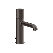 Gessi Habito Смеситель для раковины на 1 отв., высота излива 10 см, цвет: black metal brushed PVD 70401#707