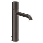 Gessi Habito Смеситель для раковины на 1 отв., высота излива 10 см, цвет: black metal brushed PVD 70605#707