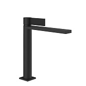 Gessi Inverso Rigato Смеситель для раковины на 1 отв., высота излива 20 см, цвет: matte black 73555#299