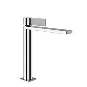 Gessi Inverso Diamantato Смеситель для раковины высокий, с д/к, высота излива 20 см, цвет: chrome 73655#031