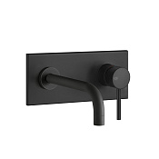 Gessi Emporio Via tortona Смеситель для раковины встраиваемый, внешняя часть, цвет: matte black 44827#299