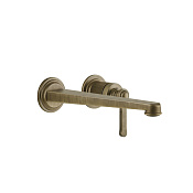 Gessi Venti20 Смеситель для раковины встраиваемый, внешняя часть, цвет: antique brass 65088#713