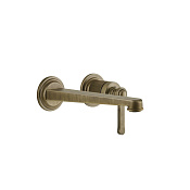 Gessi Venti20 Смеситель для раковины встраиваемый, внешняя часть, цвет: antique brass 65089#713