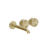 Gessi Origini Смеситель для раковины встраиваемый, внешняя часть, цвет: brushed brass  PVD 66090#727