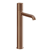 Gessi Habito Смеситель для раковины  на 1 отв.,  высокий, цвет: copper brushed PVD 70604#708