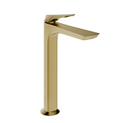 Gessi Ventaglio Смеситель для раковины  на 1 отв.,  высокий, цвет: brushed brass  PVD 72053#727