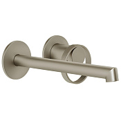 Gessi Anello Смеситель для раковины встр., без вн. части, дл. изл. 20,5см, цвет:finox brushed nickel 63383#149