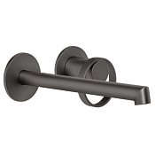 Gessi Anello Смеситель для раковины встраиваемый, без вн. части, цвет: black metal brushed PVD 63383#707
