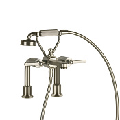 Gessi Venti20 Смеситель на борт ванны на 2 отв., цвет: finox brushed nickel 65115#149