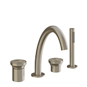 Gessi Origini Смеситель на борт ванны на 4 отв., цвет: finox brushed nickel 66037#149