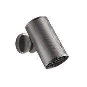 Gessi 316 Верхний душ d7,9 см, 1 вид струи, кронштейн настенный, цвет: steel brushed 57275#239