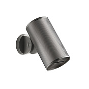 Gessi 316 Верхний душ d7,9 см, 1 вид струи, кронштейн настенный, цвет: steel brushed 57283#239