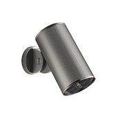 Gessi 316 Верхний душ d7,9 см, 1 вид струи, кронштейн настенный, цвет: steel brushed 57289#239