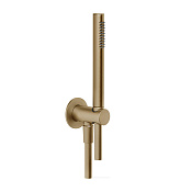 Gessi Shower Sets Душевой гарнитур: ручной душ,держатель,шланг 150 см, цвет warm bronze brushed PVD 63329#726
