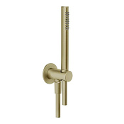 Gessi Shower Sets Душевой гарнитур: ручной душ, держатель, шланг 150 см, цвет brushed brass  PVD 63329#727