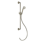 Gessi Venti20 Душевой гарнитур: ручной душ, штанга 86,5 см, шланг 150 см, цвет finox brushed nickel 65144#149