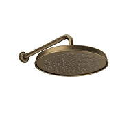 Gessi Venti20 Верхний душ 32.8 см, настенный кронштейн 19.5 см, цвет: antique brass 65149#713