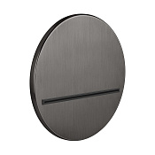 Gessi Venti20 Излив настенный 1.2 см, цвет: black metal brushed PVD 65295#707