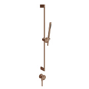 Gessi Origini Душевой гарнитур: ручной душ, держатель, шланг 150см, цвет: copper brushed PVD 66142#708
