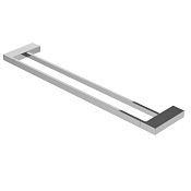 Cezares Slider Полотенцедержатель двойной 60 см, подвесной, цвет: хром SLIDER-THD-60-01