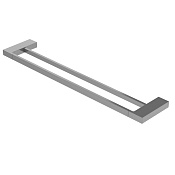 Cezares Slider Полотенцедержатель двойной 60 см, подвесной, цвет: сатин SLIDER-THD-60-IN