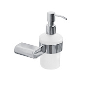 Cezares Stylus Дозатор для мыла, подвесной, колба из матового стекла, цвет: хром STYLUS-SOIS-V-01
