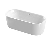 Cezares Metauro Ванна акриловая отдельностоящая 180x80 см, с щель. перел., цвет: белый глянцевый METAURO-INT-Central-180-80-60