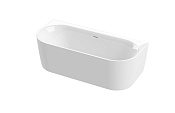 Cezares Metauro Ванна акриловая пристенная 180x80 см, с щельевым переливом, цвет: белый глянцевый METAURO-INT-Wall-180-80-60